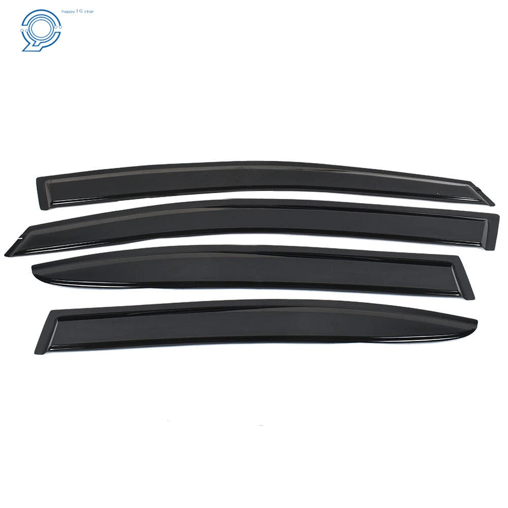 Set of 4 Window Visors for Subaru WRX STI (2015–2018) Rain Guard