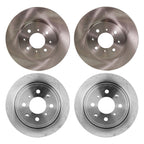 Front and Rear Disc Brake Rotors for Honda Civic Coupe (1992–2000)