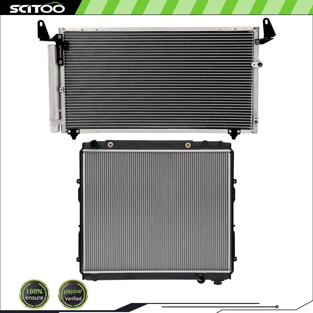 Radiator and A/C Condenser Kit for Toyota Tundra (2000–2006)