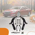 Front Lower Control Arms & Tie Rods & Sway Bar Links for Kia Cadenza (2014–2016)
