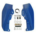 Mid-Frame Air Deflectors for Harley Street Road Glide (2019–2024) - Electric Blue