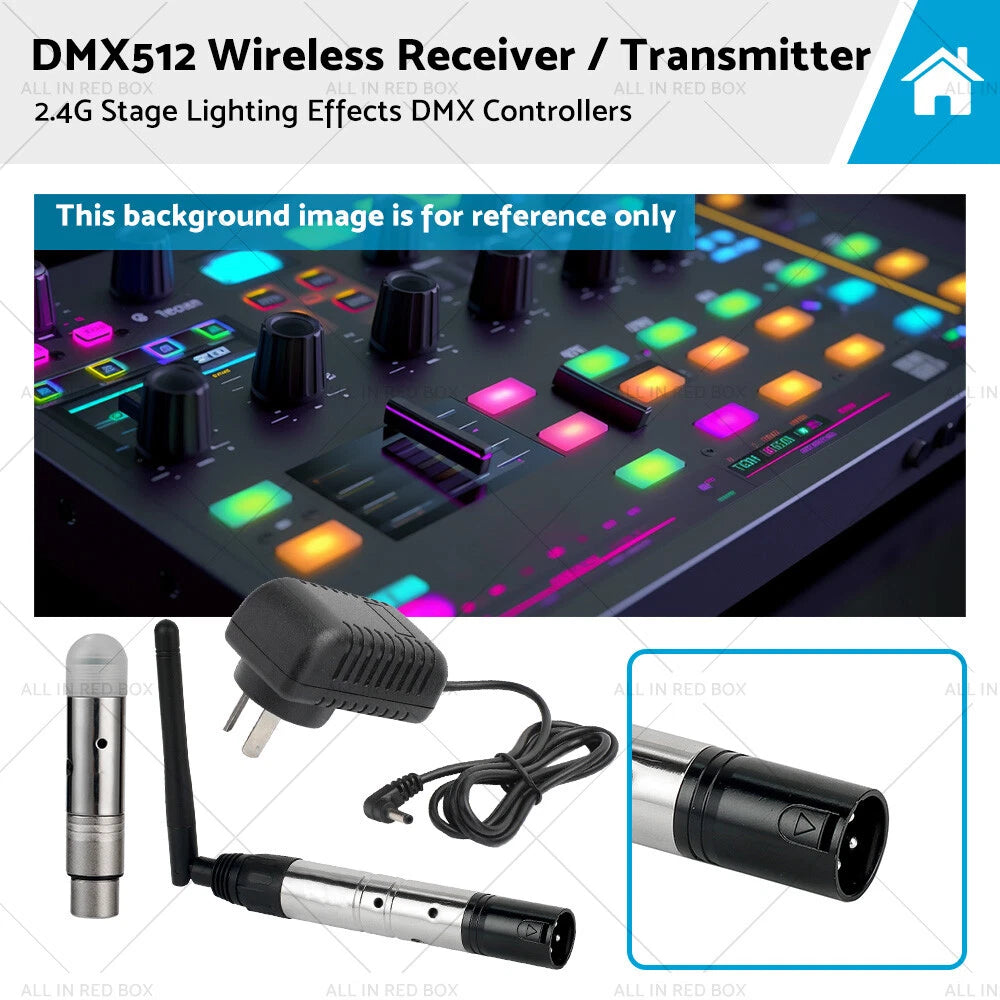 DMX512 Wireless Receiver Transmitter for Stage Lighting Controllers