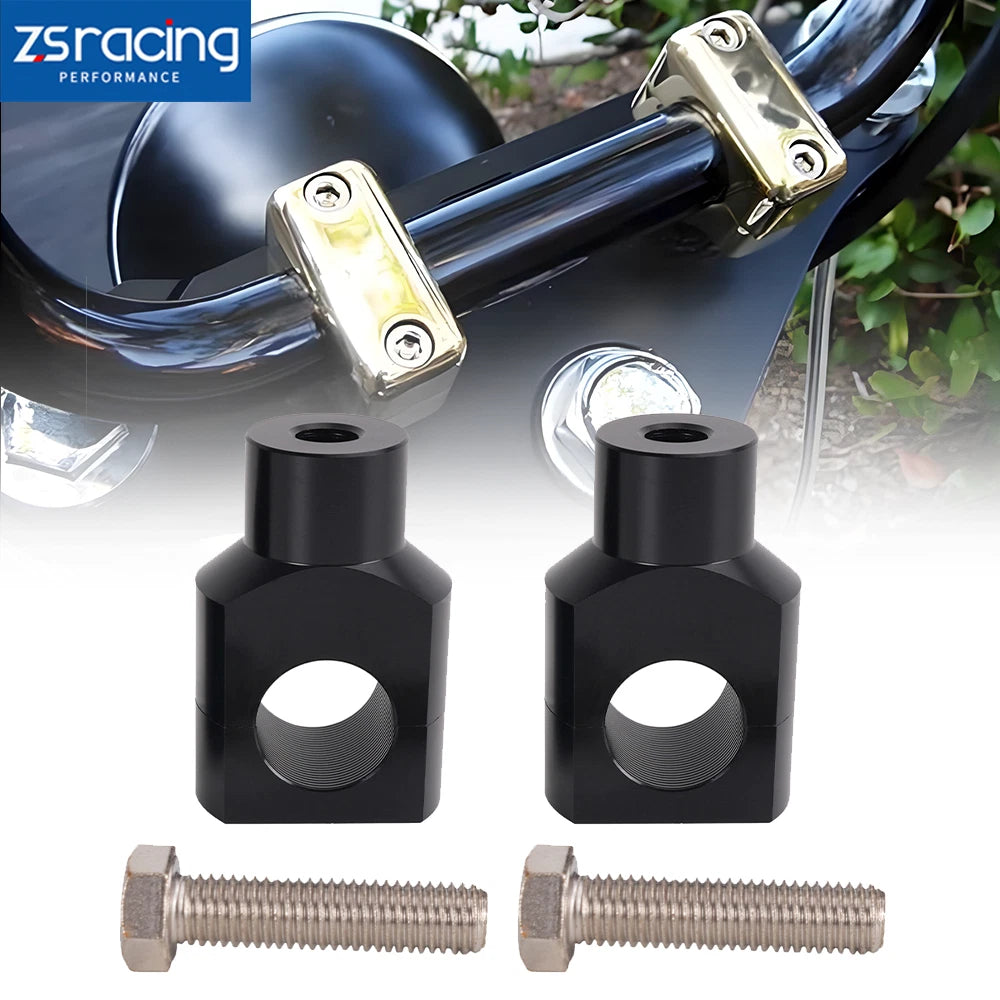 1" Handlebar Risers Clamp for Harley Fatboy Dyna Sportster Touring