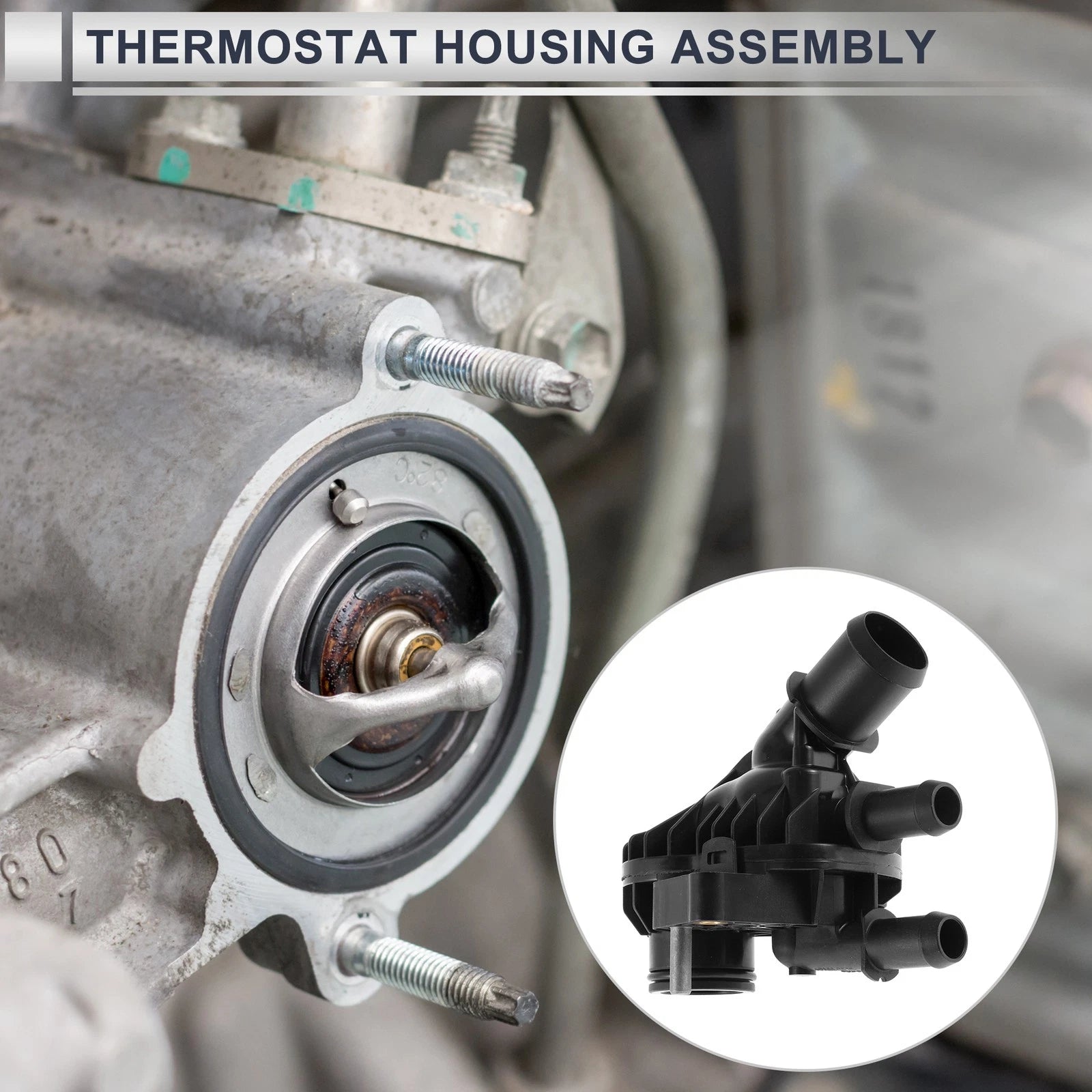 Engine Coolant Thermostat Housing Assembly for Ford Bronco Sport (2021–2023)