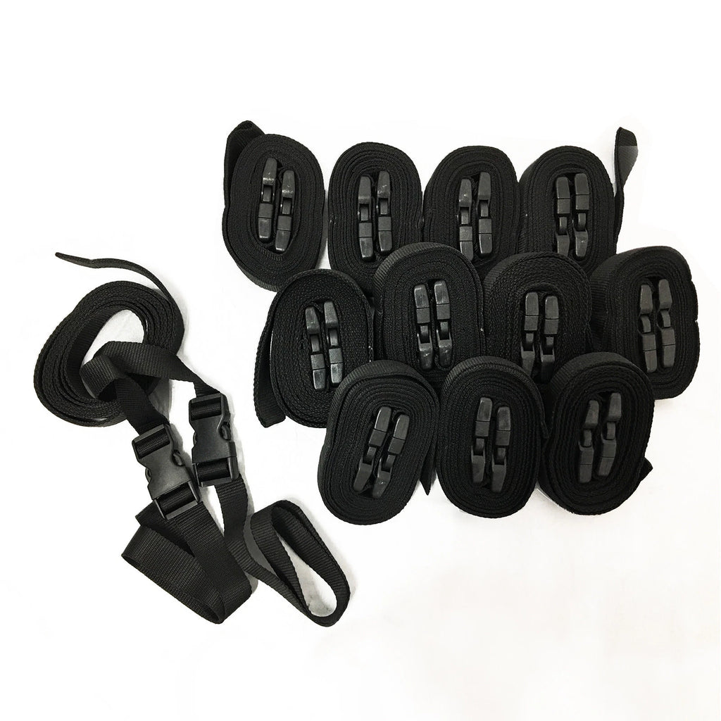 12X Boat Cover Tie Down Buckles and Straps Kit
