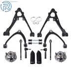Set of 4 Front Upper Lower Control Arms for Chevrolet Tahoe (2007–2014) 4WD