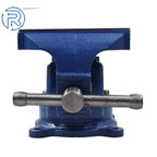 6" Heavy Duty Bench Vise with Locking Swivel Base