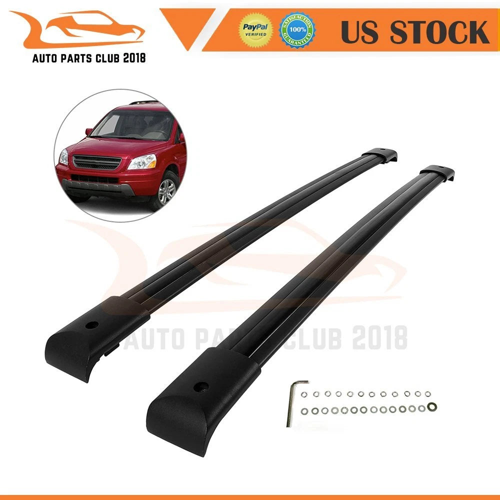 Set of 2 Roof Rack Cross Bars for Honda Pilot (2003–2008) Aluminum