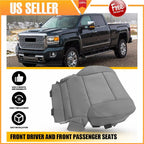 Driver Bottom Cloth Seat Cover Gray for Chevy Silverado 1500/2500HD (2014–2019)