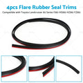 4X Rubber Seal Trim for Toyota Landcruiser 80 Series (1990–1997)