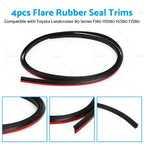 4X Rubber Seal Trim for Toyota Landcruiser 80 Series (1990–1997)