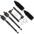 Set of 6 Steering Tie Rod Rack and Pinion Bellows for Toyota Camry (2004–2006)