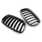 Carbon Style Grille for BMW X5 X6 E70 E71 (2008–2013) Gloss Black
