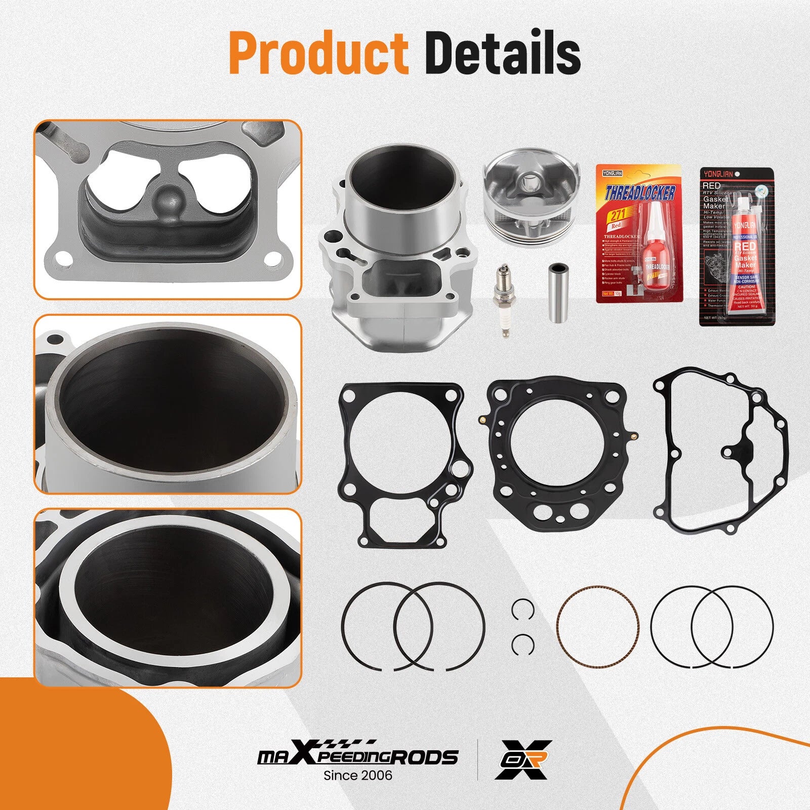 Cylinder Piston Kit for Honda TRX420 Rancher (2007–2021)