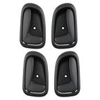 Interior Door Handle for Toyota Corolla LE (1993–1995) Black Set of 4