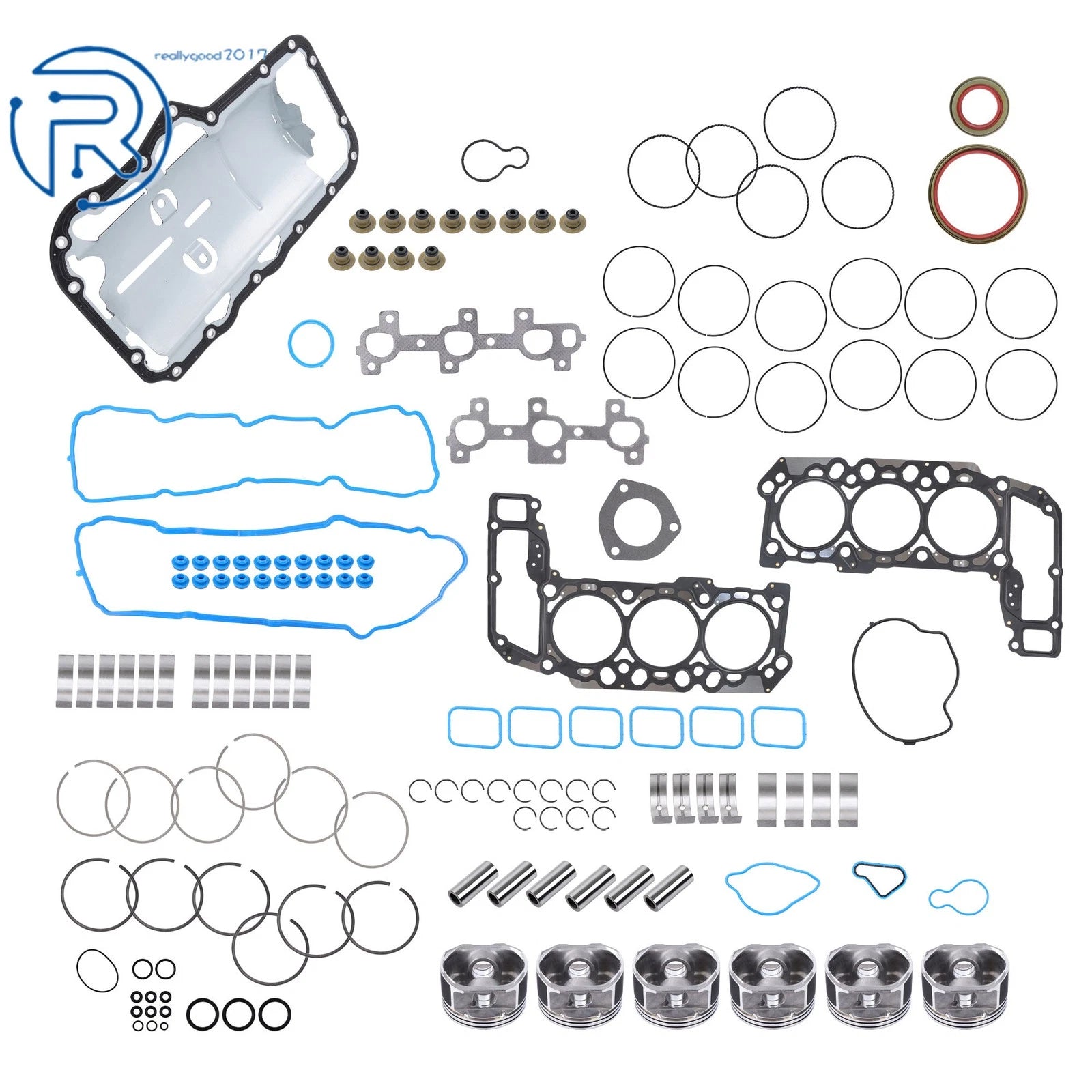 Full Gasket Set for Dodge Ram Dakota Durango Jeep Commander (2000–2009)