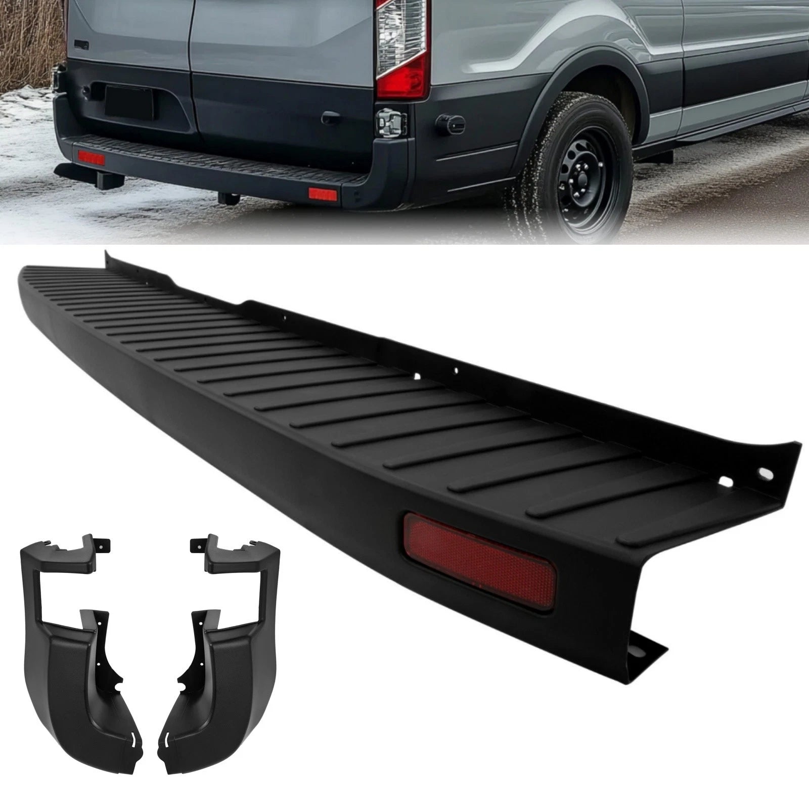 Rear Bumper Cover for Ford Transit 150 250 350 (2015–2024)