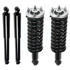 Set of 4 Struts and Shocks for Nissan Frontier 4WD (2005–2014)