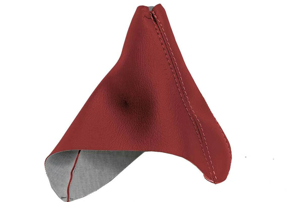 Leather Emergency Brake Boot Cover for BMW E90 (2005–2013) Red