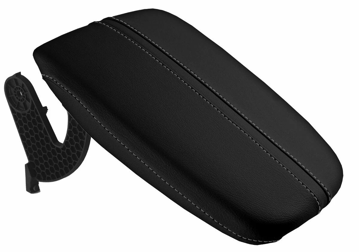 Armrest Cover for Acura TLX (2015–2020) Leather Gray Stitch
