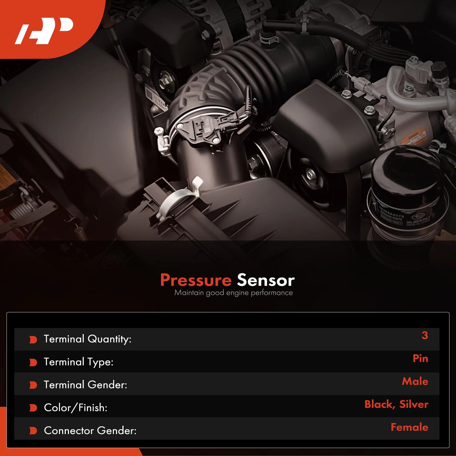 A/C Refrigerant Pressure Sensor for Ford Fusion Lincoln MKZ (2013–2020)
