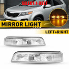 Set of 2 Amber LED Side Mirror Turn Signal Lights for Kia Sorento (2011–2015)