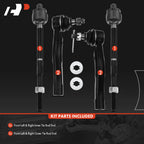 Outer & Inner Tie Rod Set for Toyota Echo (2000–2005)