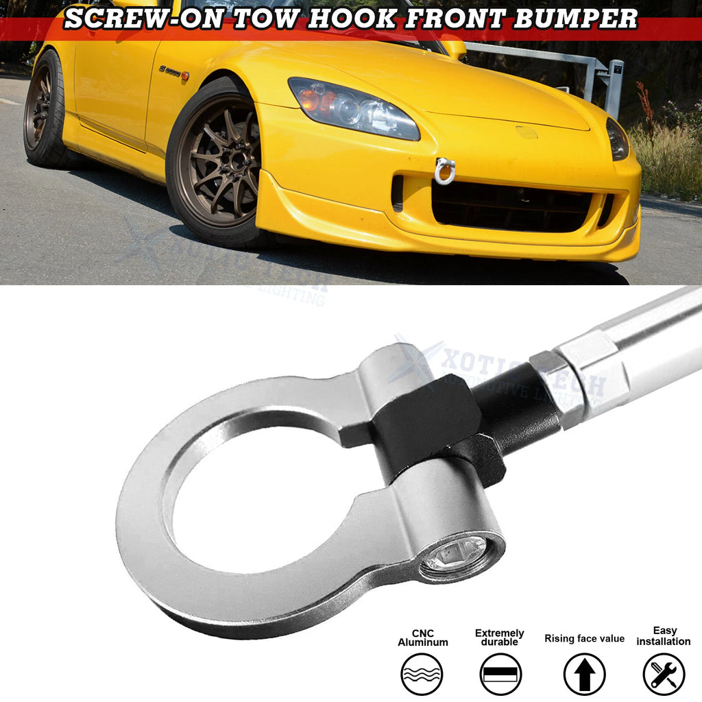 Silver Tow Hook Ring for Honda Fit Acura TL (2006–2008)