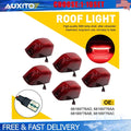 Set of 4 Red LED Cab Rear Roof Marker Lights for Ram ProMaster 1500 2500 3500 (2014–2023)