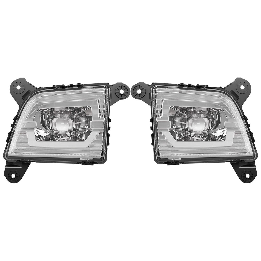 Set of 2 LED Fog Lights for Chevy Silverado 1500 (2019–2022)