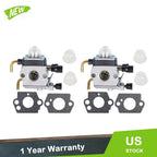 2X Carburetor Trimmers for STIHL FS38 FS45 FS46 FS55 FS74 FS75 FS76 FS80 FS85 (2010–2023)