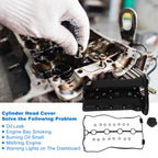 Front Engine Valve Cover w/ Gasket No. 25192208 for Chevrolet Aveo (2003–2013)