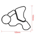Cooler Housing Gasket Engine Oil Filter Seal Set for BMW