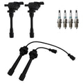 Set of 2 Ignition Coils & 4 Iridium Spark Plugs for Mitsubishi Mirage