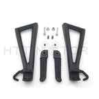 Black Rear Passenger Foot Peg Footrest & Bracket for Yamaha YZF-R6 (2006–2014)