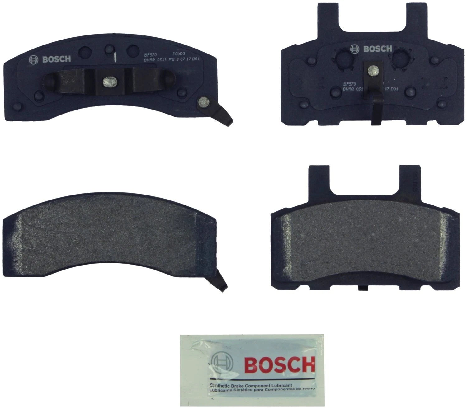 Bosch Front QuietCast Brake Pads w/ Hardware for