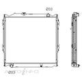 Alloy Core Radiator for Toyota Prado KZJ95 RZJ95 VZJ95 (1996–2000)