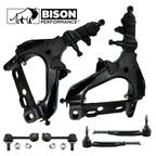 6pc Front Lower Control Arm Sway Bar Tie Rod Kit for Buick GMC