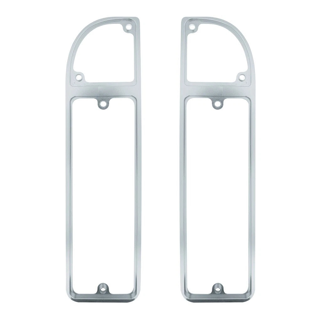 Tail Light Lamp Bezels Billet Aluminum Pair for 1967–1972 Chevy GMC Truck