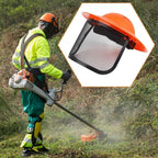 Mesh Safety Visor for Lawn Mower and Outdoor Cutting Tasks