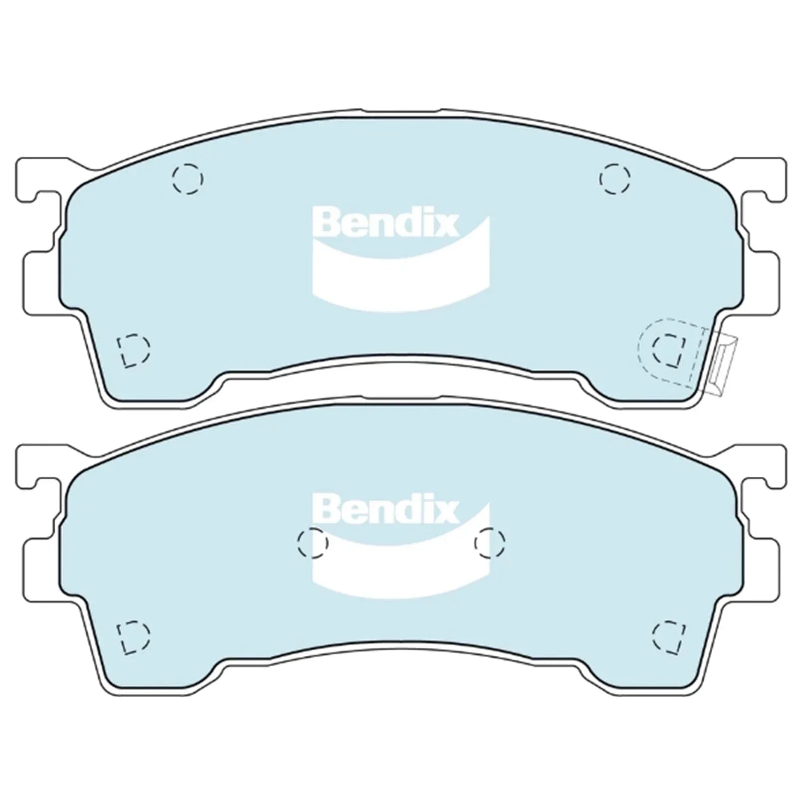 Front Disc Brake Pad Set for Mazda Premacy (2001 - 2003)