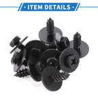 10 Pcs Fender Liner Splash Shield Bumper Cover Screw for Toyota Highlander (2014–2019)