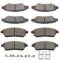 Set of 4 Ceramic Brake Pads for Cadillac SRX (2011–2016)