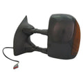 Replacement Ready to Paint Driver Power Door Mirror w/Heated Glass w/Turn Signal