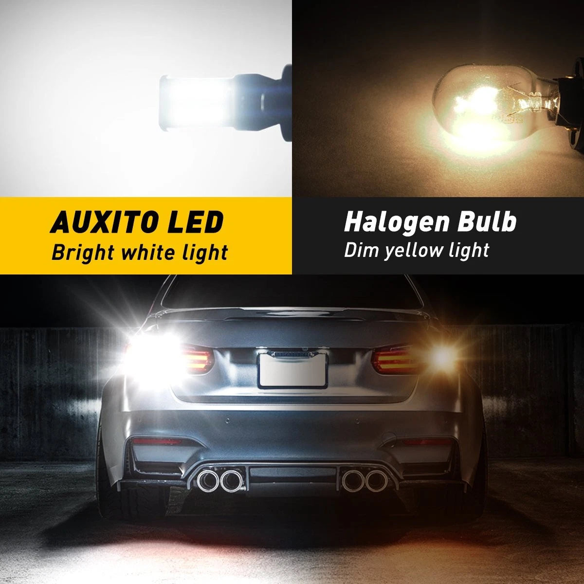2X LED Backup Reverse Light Bulb 6000K for Audi E