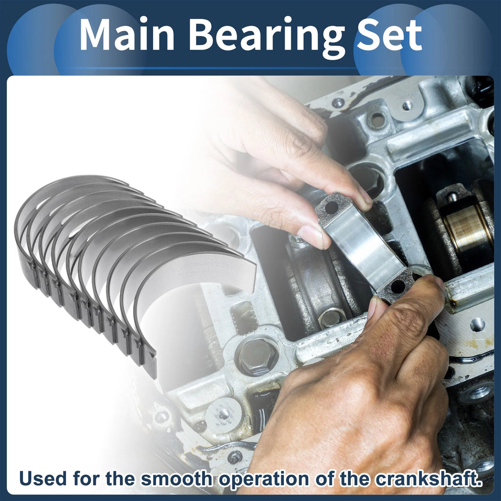 Main Bearing Set No.ME999384 for Mitsubishi Canter (1982–1986) 10 Pcs