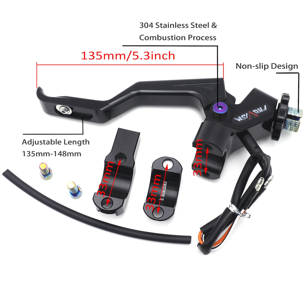 22mm Left Adjust Easy Pull Clutch Lever for Z900 CBR650R CB500X DUKE39