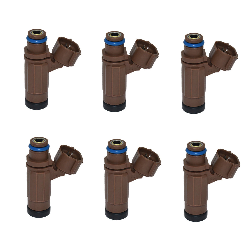 6X Fuel Injectors 15710-96J00 for Suzuki Outboard 150HP 175HP 200HP