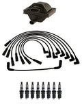 Ignition Wires & Spark Plugs Kit for Cadillac Chevrolet GMC V8 (1 Coil, 8 Plugs)