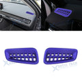 2Pcs Blue Side Air Vent Outlet Overlay Trim for Honda Civic (2022–2025)
